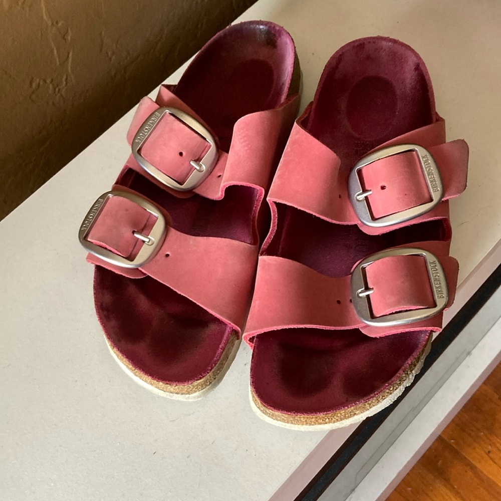 Birkenstock Pink Double Strap Sandals